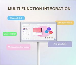 ทีวีพกพาระบบสัมผัสอัจฉริยะ13 GB แบตเตอรี่ในตัวแบบจอแบน25นิ้ว6GB 128GB ปรับความสูงได้ - Product Image 2