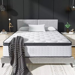 Thiết kế hiện đại lai vua nữ hoàng Kích thước túi mùa xuân Nệm 5*6 ft với cao su thiên nhiên Bộ nhớ Acoustic bọt cho khách sạn gói trong hộp - Product Image 5