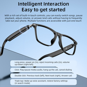 Smart Glasses With <b>Bluetooth</b> Calling Voice Control Photochromic Lenses For Sports And Work - Product Image 2