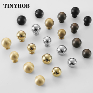 Customization Nordic Simple Brass Ball Single Hole <strong>Knob</strong> Small <strong>Knob</strong> <strong>for</strong> <strong>Dresser</strong> Drawer Round <strong>Knob</strong> DC-1331 - Product Image 1