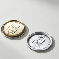 Couvercle de boîte en aluminium à ouverture facile avec anneau de traction 202 #   Couvre-canette de bière SOT, couvercle de canette de boisson gazeuse, bouchon de canette