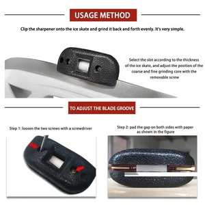 Aiguiseur de lames de patins à glace, entretien des lames de patins, aiguiseur de patins de <span class=keywords><strong>hockey</strong></span>, vente en gros d'usine Underice - Product Image 6