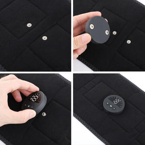 เข็มขัดนวดอุ่นแบบชาร์จไฟได้ ปรับอุณหภูมิได้ 3 ระดับ พร้อมระบบสั่นสะเทือน บรรเทาอาการปวดหลังและเอว - Product Image 3