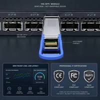 Produit phare : Câble SFP 10G SR LC 10GBASE SR 850nm 300m OM3 400m OM4 MMF DOM pour réseaux de centres de données et réseaux maillés d'entreprise