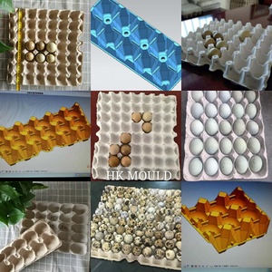 Molde de pulpa de papel de desecho de aluminio/cobre/plástico con proceso CNC para máquina formadora de bandejas de huevos (modelo JDT42) - Product Image 5