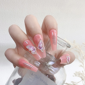 TSZS nuovo arrivo 5D adesivi per unghie a cuore in rilievo sottile adesivo per unghie a stella resistente tatuaggio per Manicure con cursore autoadesivo di bellezza completa - Product Image 5