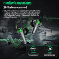 Écouteurs sans fil intra-auriculaires ERAZER Xt85Pro BT5.4 à faible latence avec suppression du bruit ambiant pour le gaming TWS