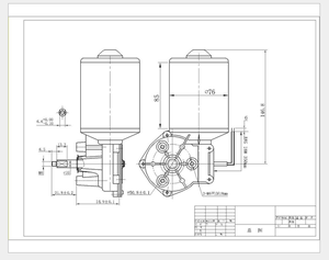 Factory Custom 76mm Dc Motor with Metal <strong>Worm</strong> <strong>Gearbox</strong> for Shutter and Lifting System Motor Automatic Door Wiper Motor - Product Image 4