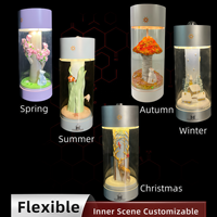 Lanterne portable artistique sculpturale en forme de cerf de la forêt, style Noël, avec batterie rechargeable, lumière LED nocturne étanche et à intensité variable