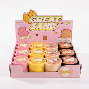 New Trend DIY Soft Great Sand Cookie Theme Sensory Toy Education Art Play <b>Kits</b> Modeling Magic Sand Beads Accessories - Product Image 5