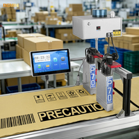 Imprimante d'étiquettes à jet d'encre UV piézoélectrique DEMIN P70Pro-2 semi-automatique 100m/min hauteur d'impression 3-144mm Nouvelle garantie 1 an