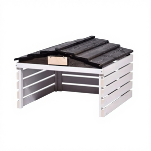Abri de voiture pliable moderne et simple pour garage et usage domestique - Utilisation en jardin, imperméable, durable, construction en bois naturel - Product Image 3