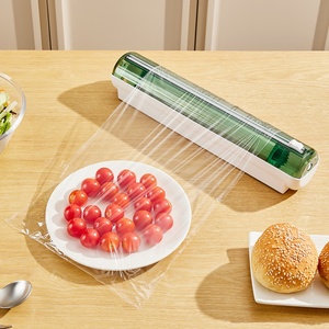 Découpeur de film alimentaire à ventouse pour cuisine, outil indispensable pour couper le film alimentaire et la papier d'aluminium, avec support de rangement - Product Image 6