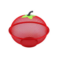 Keukenhulpje van roestvrij staal, multifunctionele draadgaas afgietbak voor het wassen van fruit en groenten, huishoudelijk gebruik