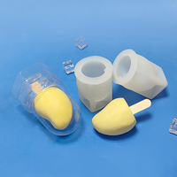 Molde de Silicona 3D Ecológico y Reutilizable Jianye con Forma de Mango para Helados, Mousses y Repostería Francesa con Simulación de Fruta