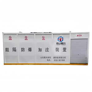 Station de ravitaillement mobile sur skid pour azote <span class=keywords><strong>liquide</strong></span> et distributeur de carburant diesel, conteneur ISO en acier au carbone - Product Image 3