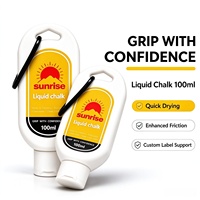 Personnalisation, tenue plus forte, antidérapant, 250 ml de carbonate de magnésium, respectueux de la peau, craie liquide pour la gym, pour les sports, l'escalade