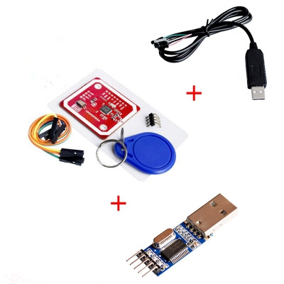 Kit 2 Modules NFC RFID PN532 V3 Avec Cartes Et Porte-clés - Lecteur/Écrivain Compatible Arduino, Raspberry Pi, Android - Supporte Mifare, ISO/IEC14443-4