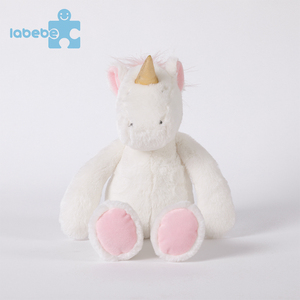 il fornitore della Cina rassicura il giocattolo morbido del consolatore del bambino di disegno dell'unicorno della coperta molle - Product Image 1