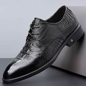 Zapatos Oxford de Cuero Genuino Retro Formales para Hombre de Alta Gama, Diseño de Negocios de Lujo, Gran Venta, Cómodos, Transpirables y Duraderos - Product Image 5