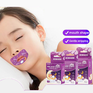 Labios pegatina cerrada boca abierta dormir sellado pegatinas niños boca cerrada dejar de roncar corrección de respiración sello boca pegatina - Product Image 1