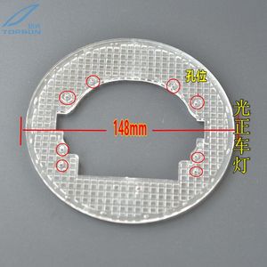 Couverture de garniture d'éclairage en aluminium pour phare de voiture, support de montage de lentille à double faisceau, fixation universelle par vis - Product Image 4
