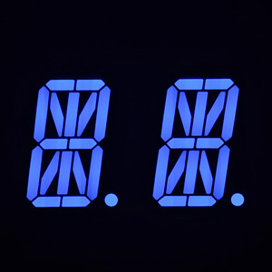 0.8 inch 2 chữ số 16 đoạn dẫn hiển thị ánh sáng màu xanh thương mại tiền mặt đăng ký hệ thống POS kỹ thuật số tên phù hiệu Văn Phòng Thông tin - Product Image 2