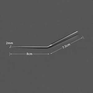Stainless steel ear cleaning hook, fine ear hook for <b>removing</b> earwax, ear stones, cleaning ears, <b>removing</b> hard earwax, - Product Image 3