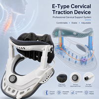 Système de traction cervicale électrique compact BOAN, 6 chambres à air, soutien cervical gonflable, certifié CE, garantie 1 an