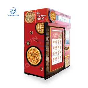 Máquina de venda automática de pizza, forno de pizza, máquina de quiosque de pizza, correia transportadora de bancada