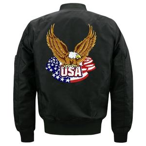 Giacca da Varsity in Nylon ricamata con Logo personalizzato a 2024 primavera per uomo colletto con paracadute stile servizio di alta moda per l'inverno - Product Image 2