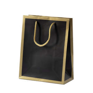 Shopper Carta khung vàng 18 cm + 9 cm x 23 cm - Product Image 1