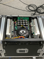 Professional Audio Amplifier Class H Amplifier 2-Channel 2x800 Watts Stereo Power Amplifier for Conference Church Outdoor Event