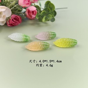 Venta al por mayor de Mini Figuras de Personajes de Dibujos Animados Lindos y de la Suerte, DIY, Luminosas, de Resina, con Cuentas de Frutas, en Bolsas Sorpresa de Mang Dai - Product Image 3