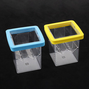 Caja de cría de acuario para pecera para acuario de peces pequeños, pecera para mascotas, Guppy, cría <span class=keywords><strong>Doble</strong></span> - Product Image 1