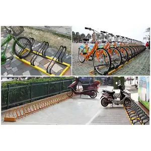 Factory Customized 2-6 Bike Parking Stand Bike Vehicle Rack, Bicycle Rack Stand Bicycle Stands Stainless Steel Bike Rack Carrie
