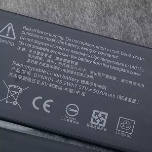 G3HTA036H DYNK01 45.2Wh <b>Battery</b> for Microsoft Surface Laptop 1 Laptop 2 1769 CE RoHS Wholesale Bulk Grade A - Product Image 6
