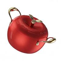 Cacerola Antiadherente con Forma de Manzana Zunck para Uso Doméstico - Olla de Cocción Lenta - Cacerola - Hermoso Regalo - Ideal para Festividades