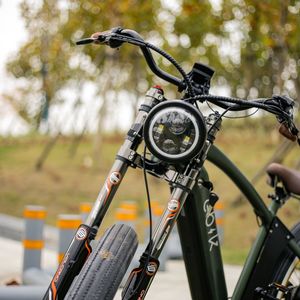 Vélo électrique pour hommes, sans taxe, livraison à la porte, gros pneus, moteur de moyeu, 500W/750W, entraînement arrière, batterie de 17,5 ah - Product Image 6