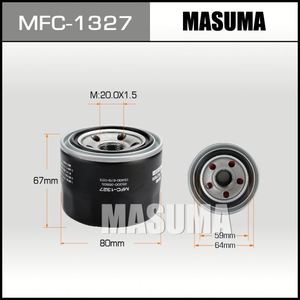 Filtre à huile de transmission automatique MASUMA MFC-1327, filtre à huile d'usine, filtre à huile Wix, filtres à huile de moteur Weichai à bas <span class=keywords><strong>prix</strong></span> - Product Image 2