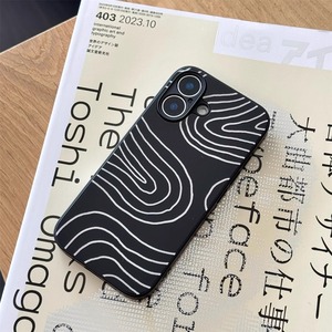 Coques de téléphone portable Apple 17 à rayures incurvées, compatibles avec les modèles 15xs14xr12plus13, en verre, vente en gros, pour le commerce extérieur. - Product Image 2
