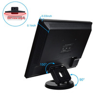Monitor LCD Cuadrado de 12 Pulgadas con Soporte Estable y Calidad Estable, Monitor de TV LED TFT Super Color