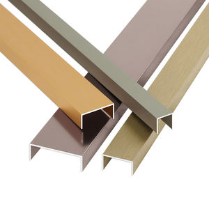 Nouveau design alliage d'<span class=keywords><strong>aluminium</strong></span> <span class=keywords><strong>U</strong></span>-types Joint Garniture métal <span class=keywords><strong>U</strong></span> Canal pour Mur <span class=keywords><strong>Moulure</strong></span> Garniture Garniture Décorative Encadrement Joint Couverture Bande - Product Image 6