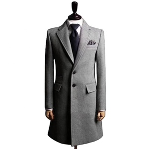 <span class=keywords><strong>Cappotto</strong></span> da <span class=keywords><strong>uomo</strong></span> fatto a mano su misura personalizzato autunno e inverno nuovo <span class=keywords><strong>cappotto</strong></span> di lana - Product Image 1