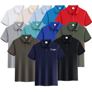 Custom Embroidery Business Advertising Cotton Polyester Work Polo Shirt Uniform Customized Printing Sports Golf Polo T Shirts