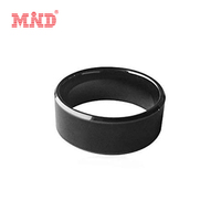 Bague Connectée NFC pour Réseaux Sociaux et Paiement, Bague NFC Portable en Céramique pour Téléphone Mobile