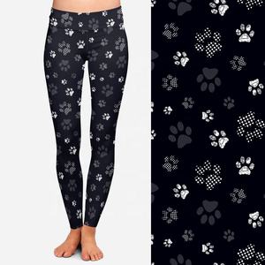Leggings de sport pour femmes personnalisés, leggings en soie de lait doux comme du beurre à imprimé léopard, leggings à imprimé animal, Yiwu, 2022 - Product Image 6