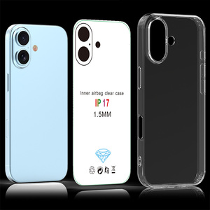 Chất lượng đáng tin cậy mềm 1.5mm Điện thoại trong suốt trường hợp đối với <span class=keywords><strong>iPhone</strong></span> 17 chống sốc Mobile Cover quay lại - Product Image 4