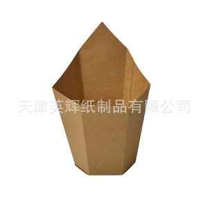 Kraft Paper Box Octagonal Food Packaging 300g Thick Oil Resistant For Pastry Bakery - Product Image 4