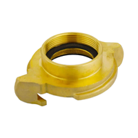 Adaptateur de vanne d'hydrant d'incendie en laiton BSP DN40, raccord de tuyau d'incendie durable, connecteur anti-mousse pour eau d'urgence extérieure